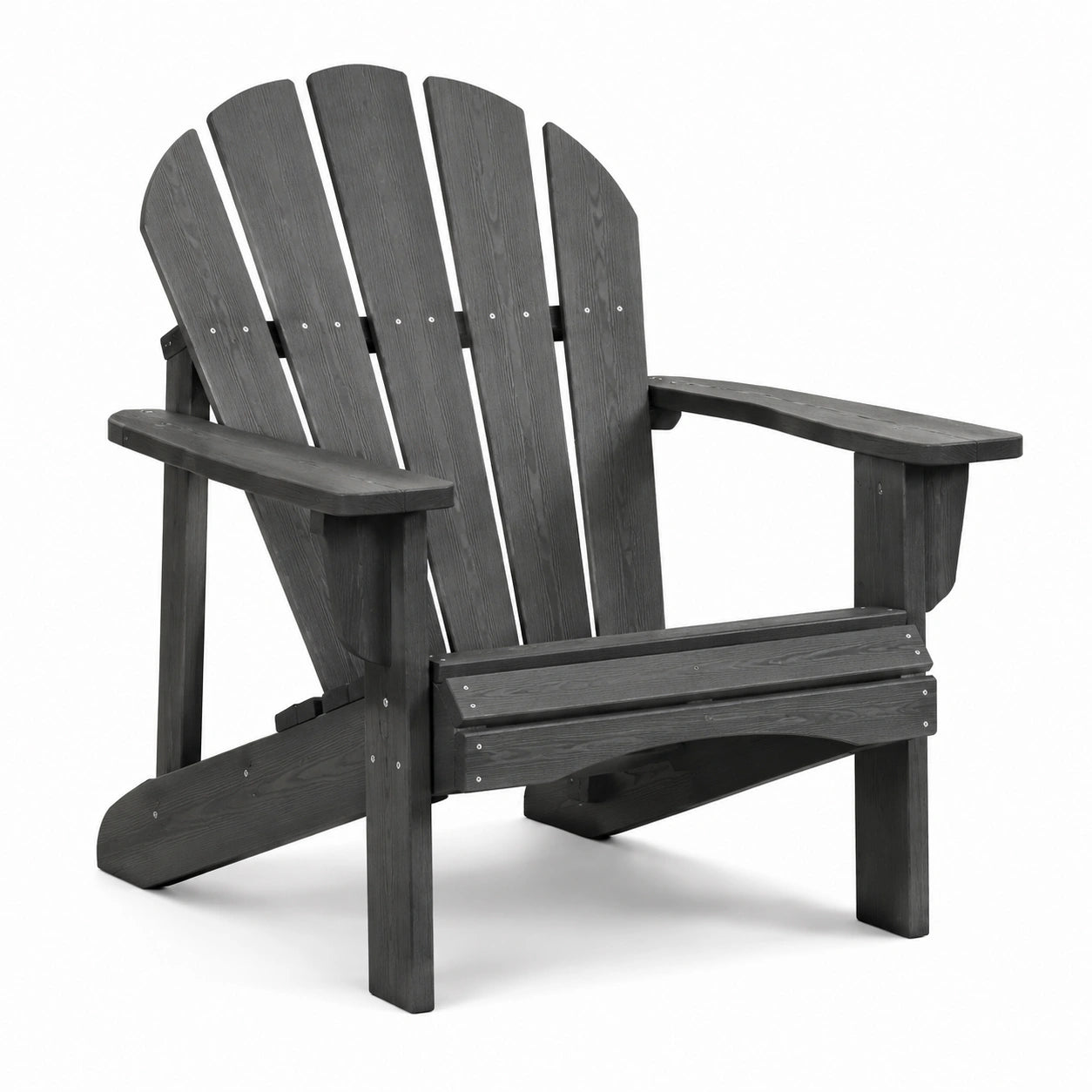 Adirondackstuhl aus Holz Grau