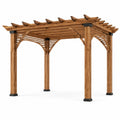 Kiefernholz Pergola Braun 300x300x240 cm