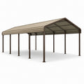 Carport aus Stahl Braun 800x300x250 cm