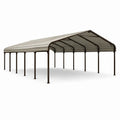 Carport mit Stahlrahmen und Aluminiumdach 900x300x250 cm