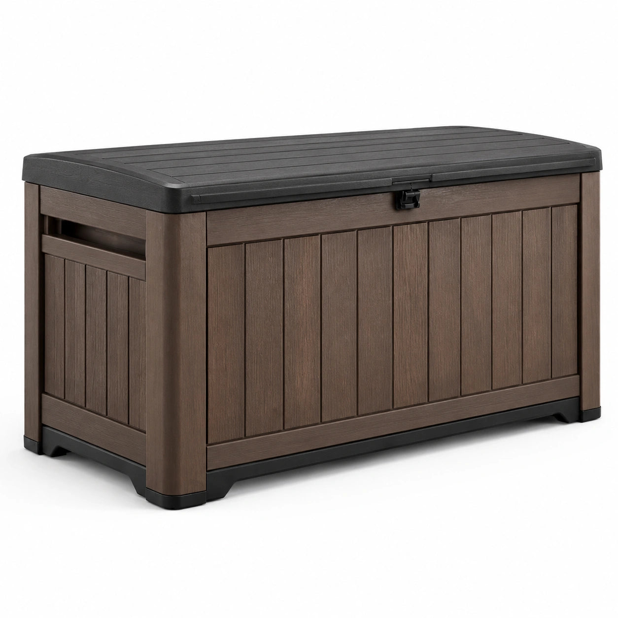 Gartenbox Kissenbox Polypropylen Braun 124x55x62cm