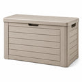 Kunststoff Aufbewahrungsbox beige 120x45x60cm